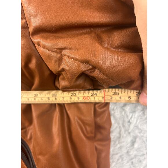 Weather Tamer Vintage Insulated Coat Men’s 38 Brown Quilted Zip Front USA Made - Picture 11 of 13
